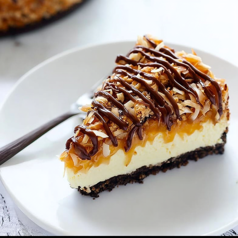 Samoa Cheesecake Delight: Irresistible & Easy Recipe