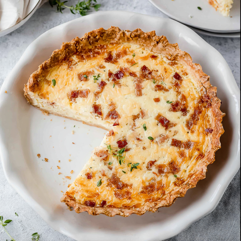 Savory Keto Quiche Lorraine Recipe - Easy & Delicious