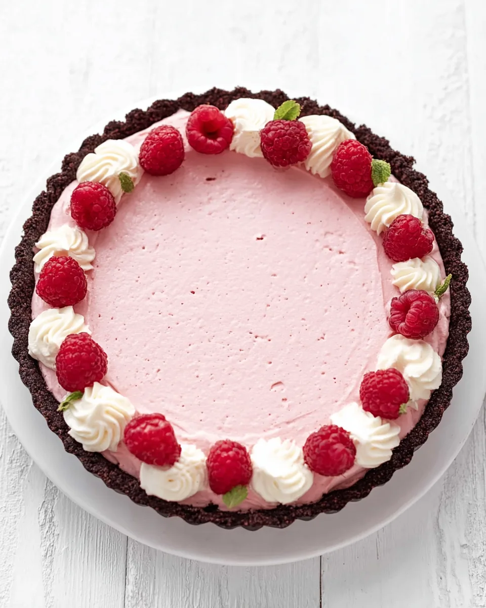 Simple Keto Raspberry Mousse Tart - Delicious & Easy