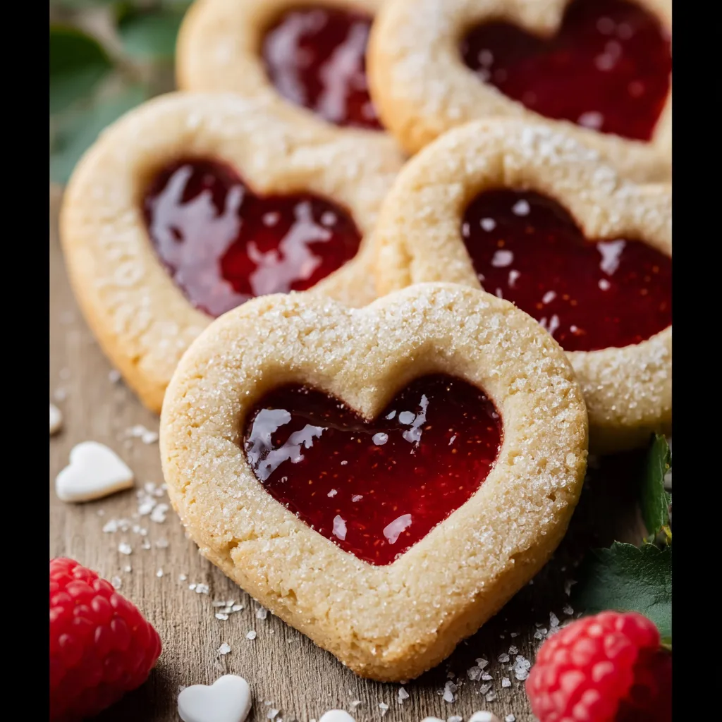 Simple Recipe for Sweetheart Jam Kisses Cookies
