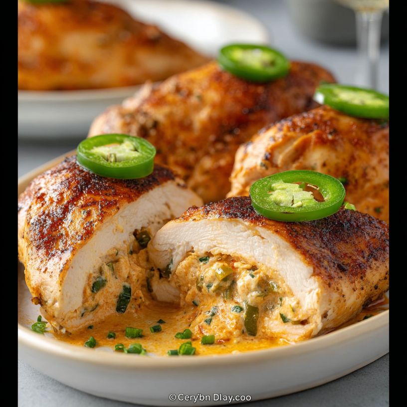 Spicy Cheesy Jalapeño Popper Chicken Dinner Recipe