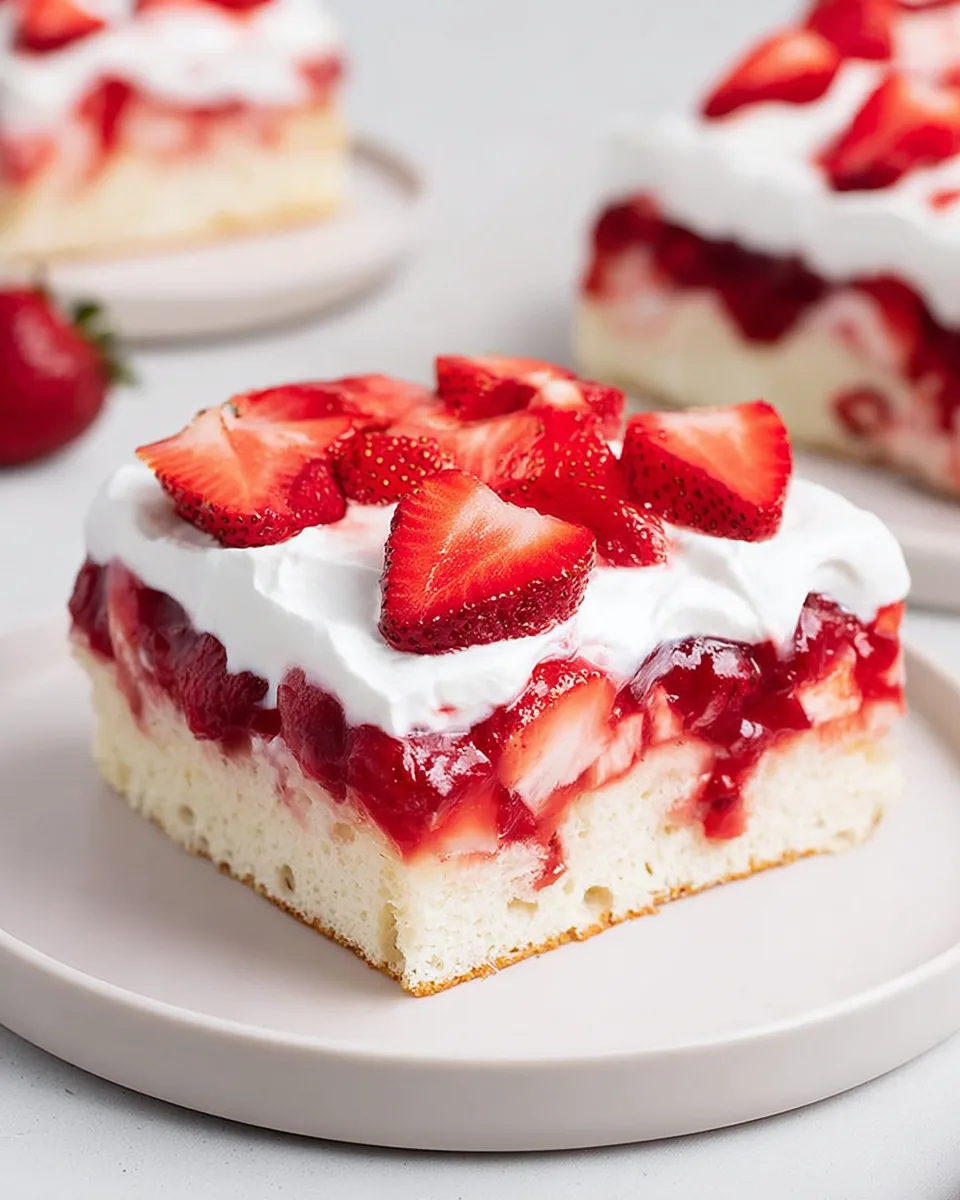 Strawberry Shortcake Poke Cake: Perfect Easy Dessert!