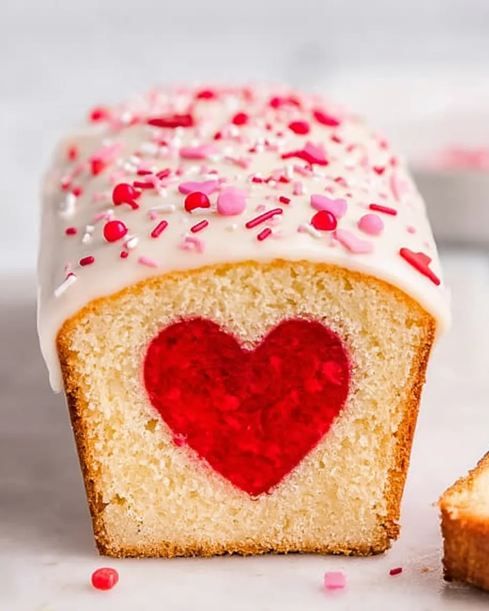 Surprise Inside Valentine Heart Cake Recipe for Two!