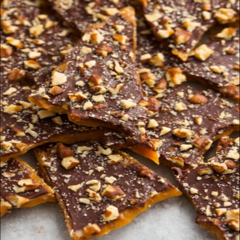 Sweet & Simple Homemade Toffee - Quick Recipe!