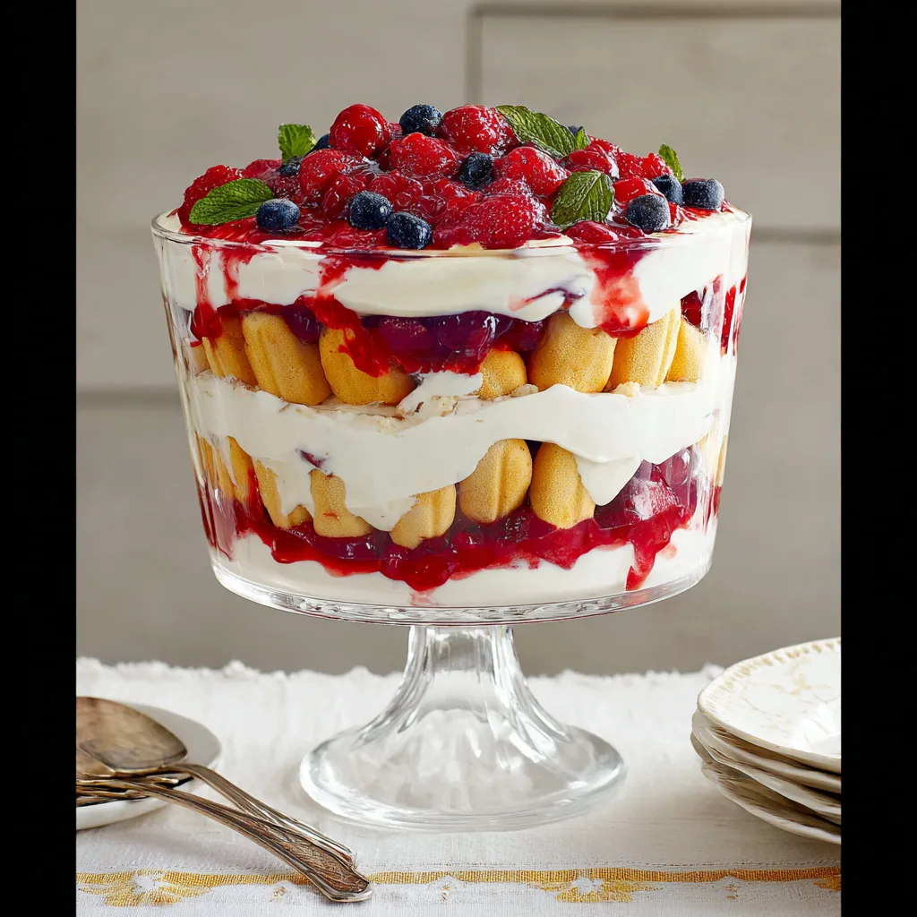 Sweetheart Berry Dream Trifle: Delicious Dessert!