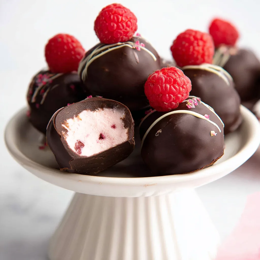 Sweetheart Raspberry Chocolate Bites New Recipe