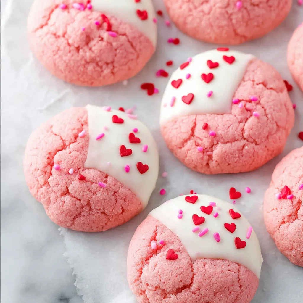 Sweetheart Strawberry Bliss Cookies - So Delicious!