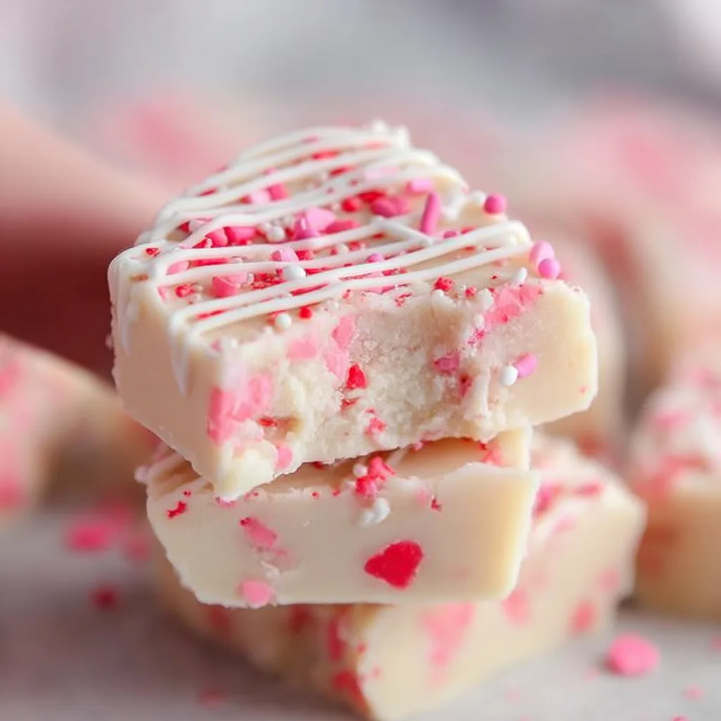 Sweetheart Sugar Cookie Fudge Bites: Simple Treat