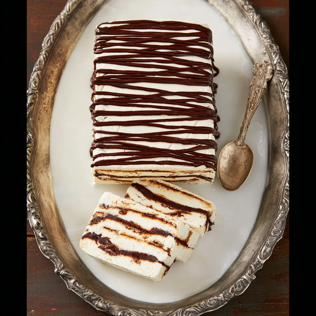 Sweetheart Zebra Swirl Semifreddo Best Recipe Ever!