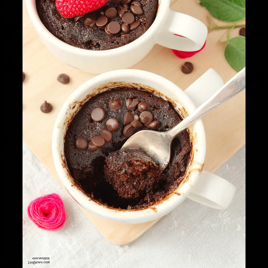 Sweetheart's Fudgy Keto Mug Cake - Easy Dessert