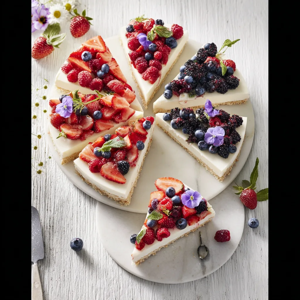 Sweetheart's No-Bake Berry Cheesecake Recipe