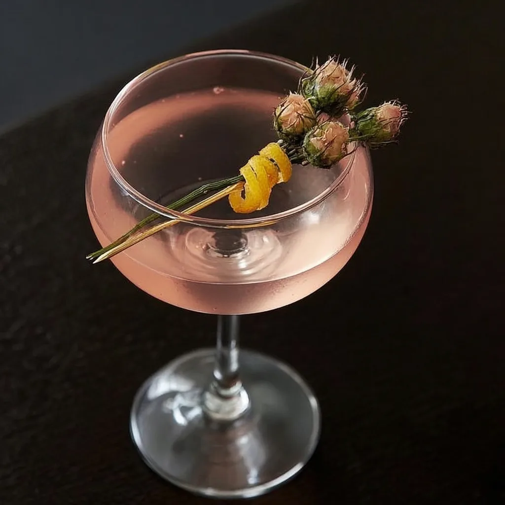 Sweetheart's Pink Gin Martini: Easy Home Cocktails