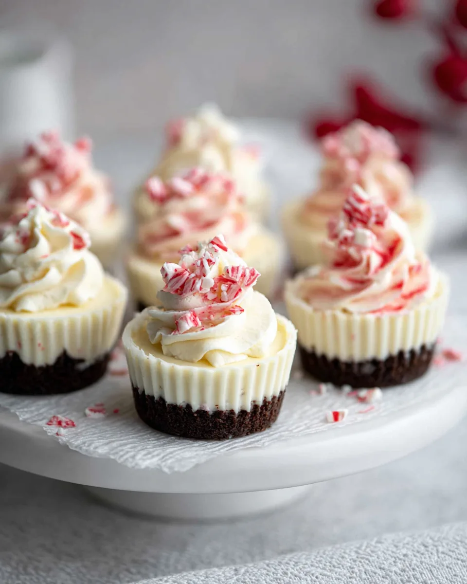 Try Romantic Keto Peppermint Swirl Cheesecakes