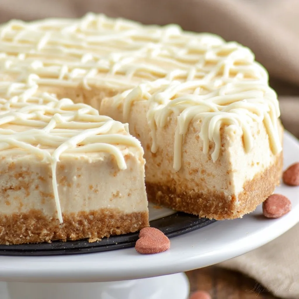 Valentine's Keto Peanut Butter Dream Cheesecake