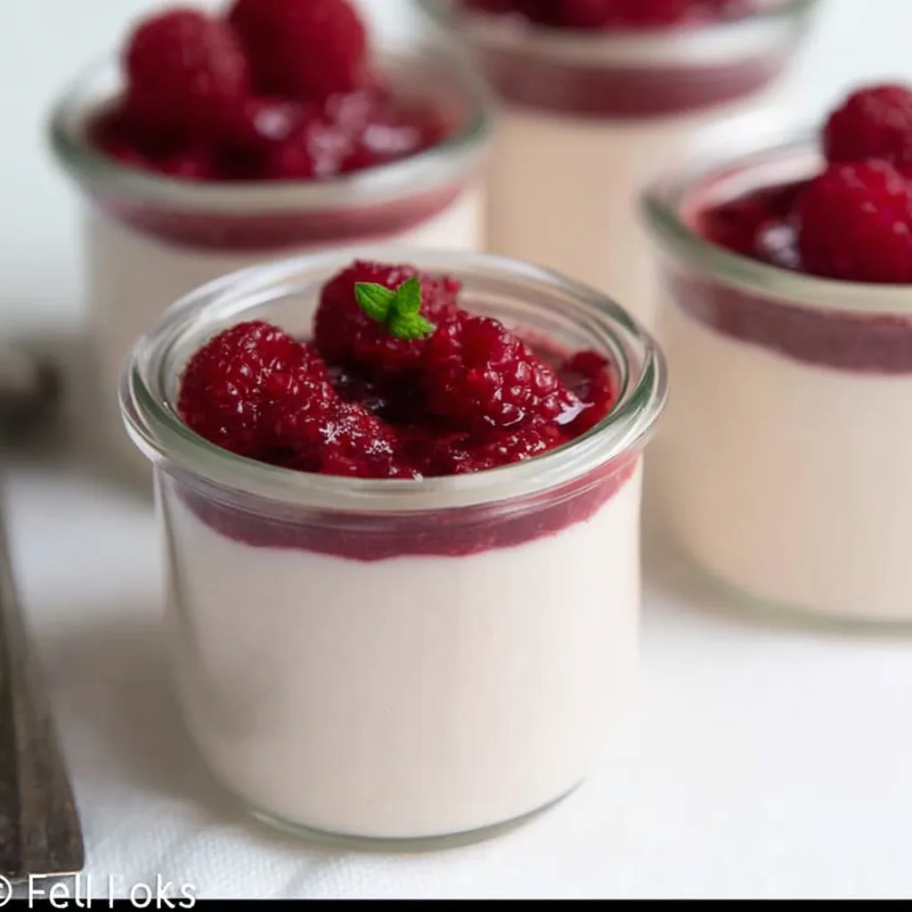 Velvet Raspberry Dream Panna Cotta: Easy Desserts!