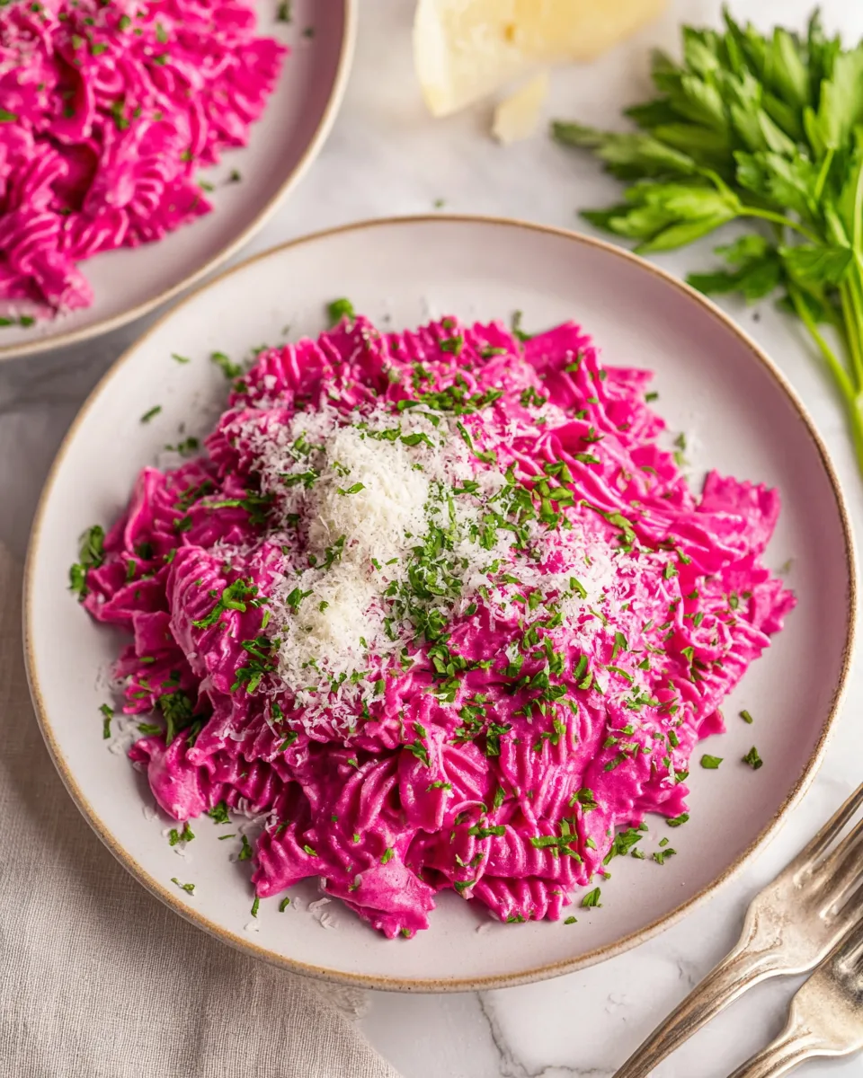 Velvet Valentine's Beet Pasta: Perfect Date Night!