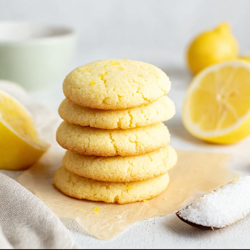 Zesty Sugar-Free Lemon Cookies: Healthy Easy Treat