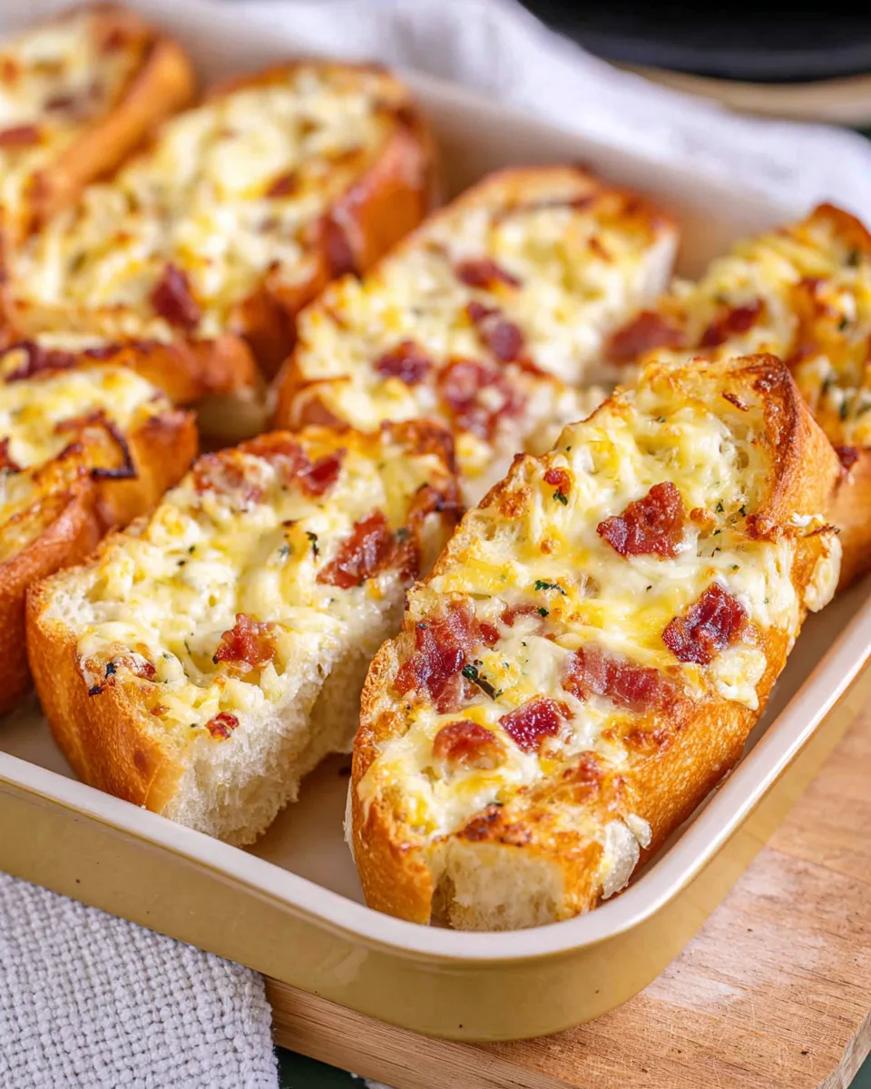 Bacon Ranch Cheesy Bread Recipe: Easy & Delicious!