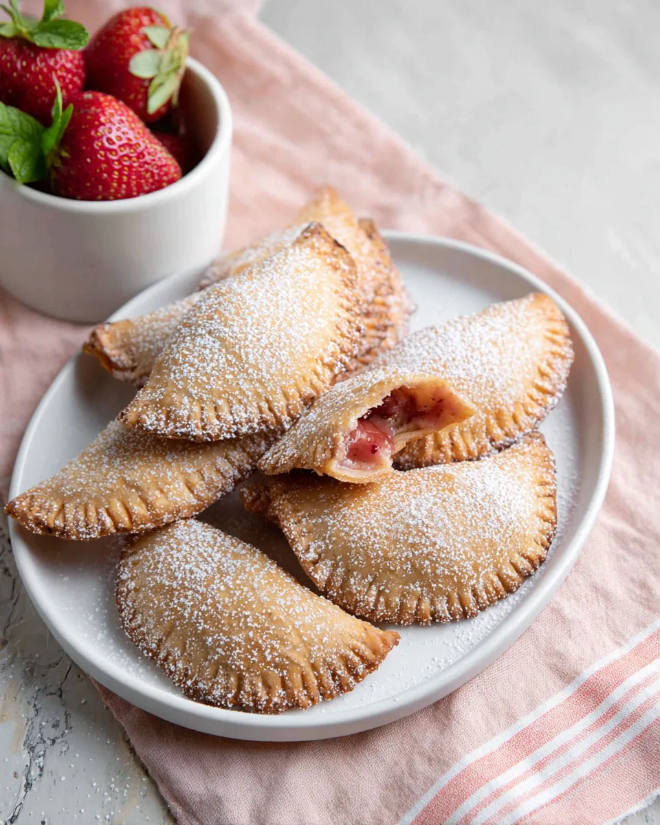 Best Easy Recipe for Fried Strawberry Hand Pies