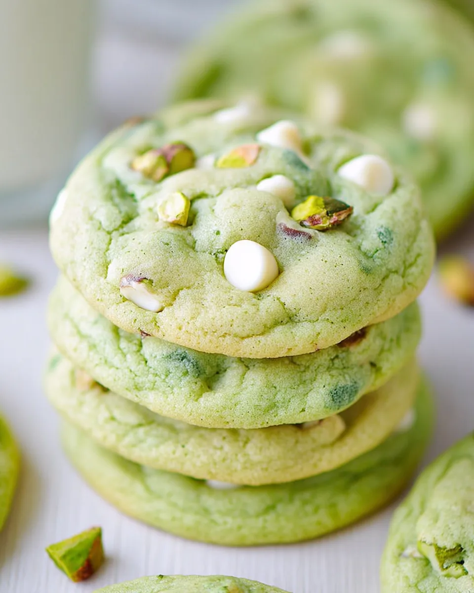 Best Ever Easy Delicious Pistachio Pudding Cookies
