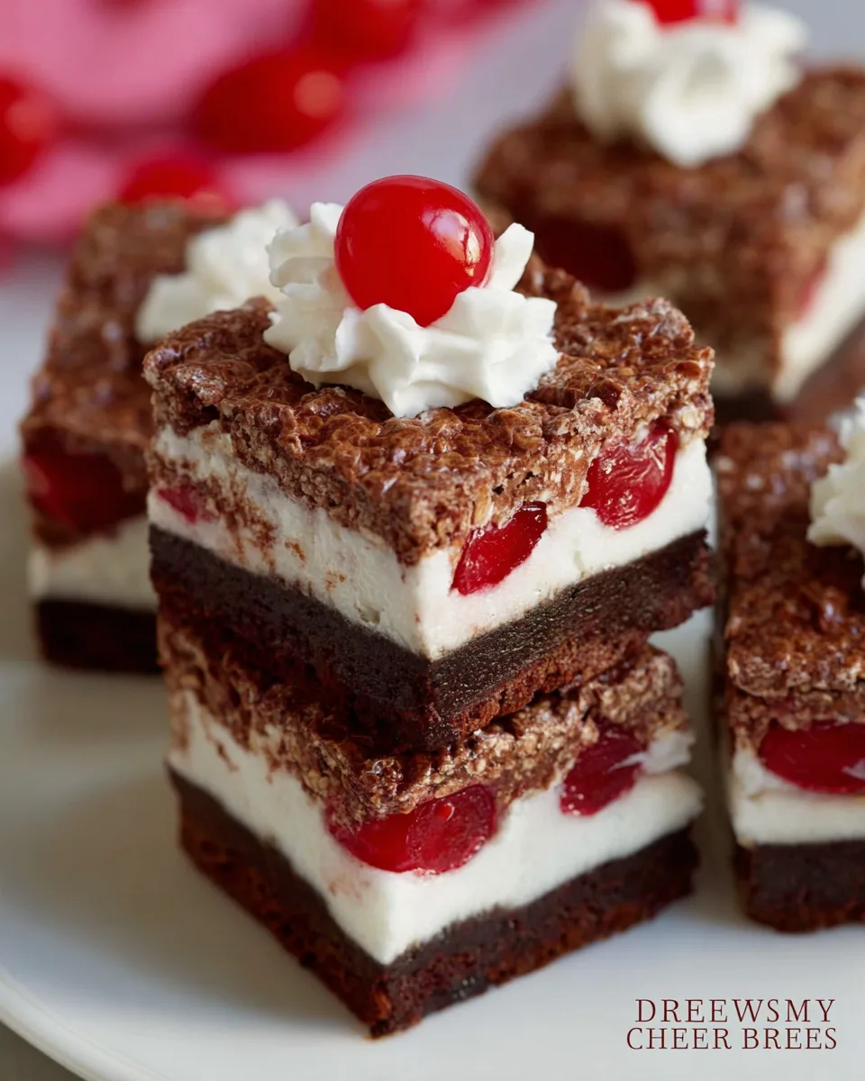 Cherry Brownie Dream Bars Recipe - The Ultimate Dessert!