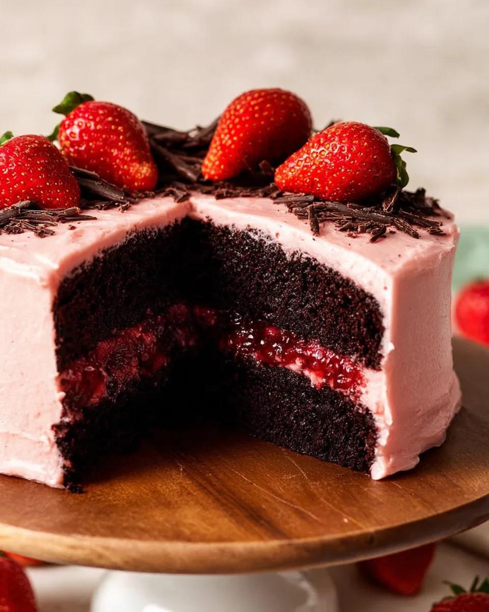 Chocolate Strawberry Dream Cake: Easy Dessert Dish