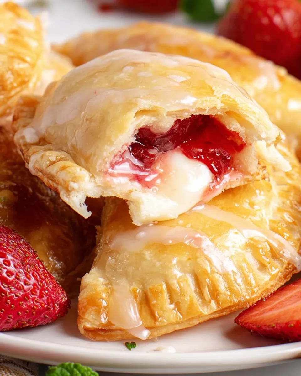 Deep Fried Strawberry Cheesecake Hand Pies!!!
