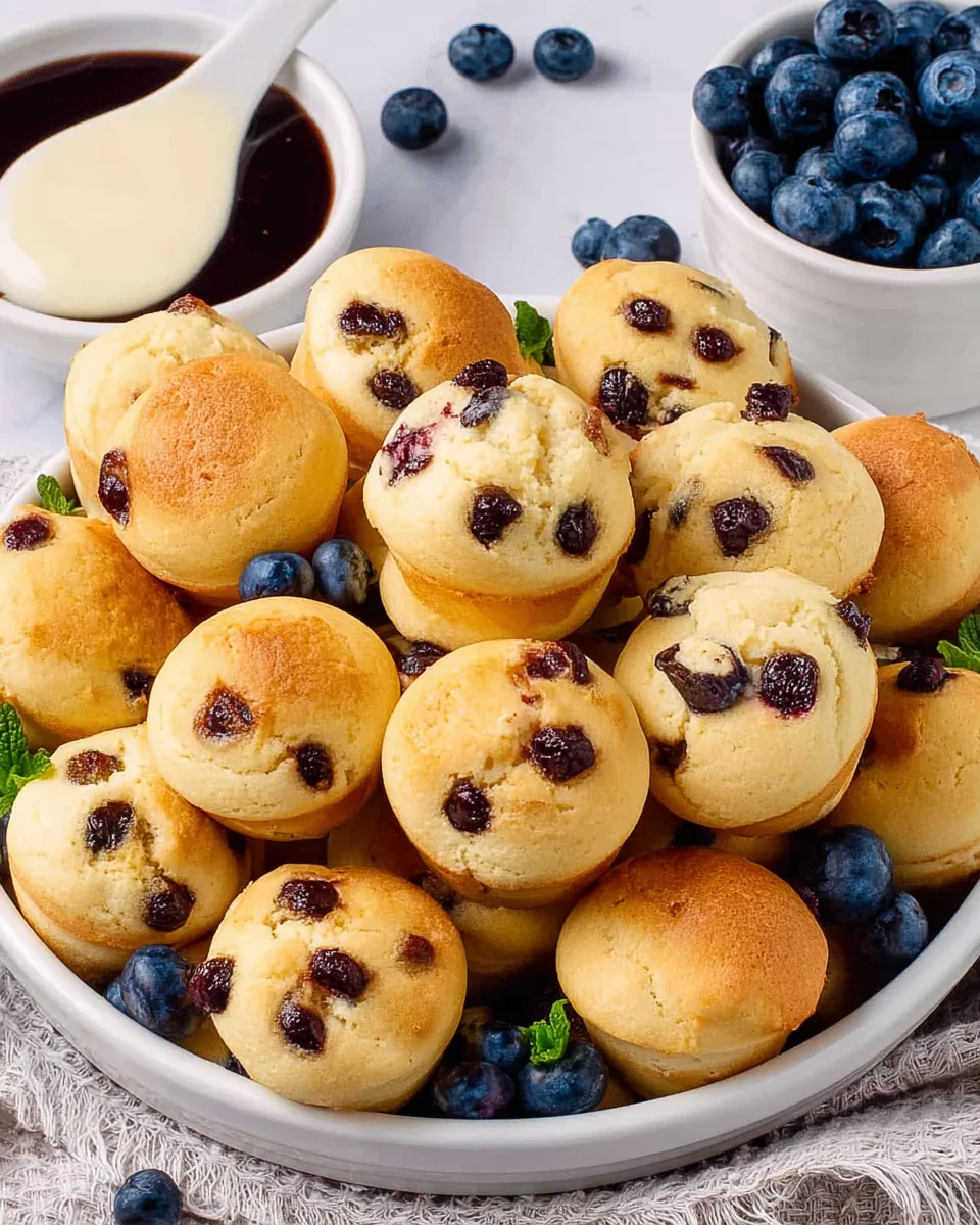 Delicious & Easy Greek Yogurt Pancake Mini Muffins!