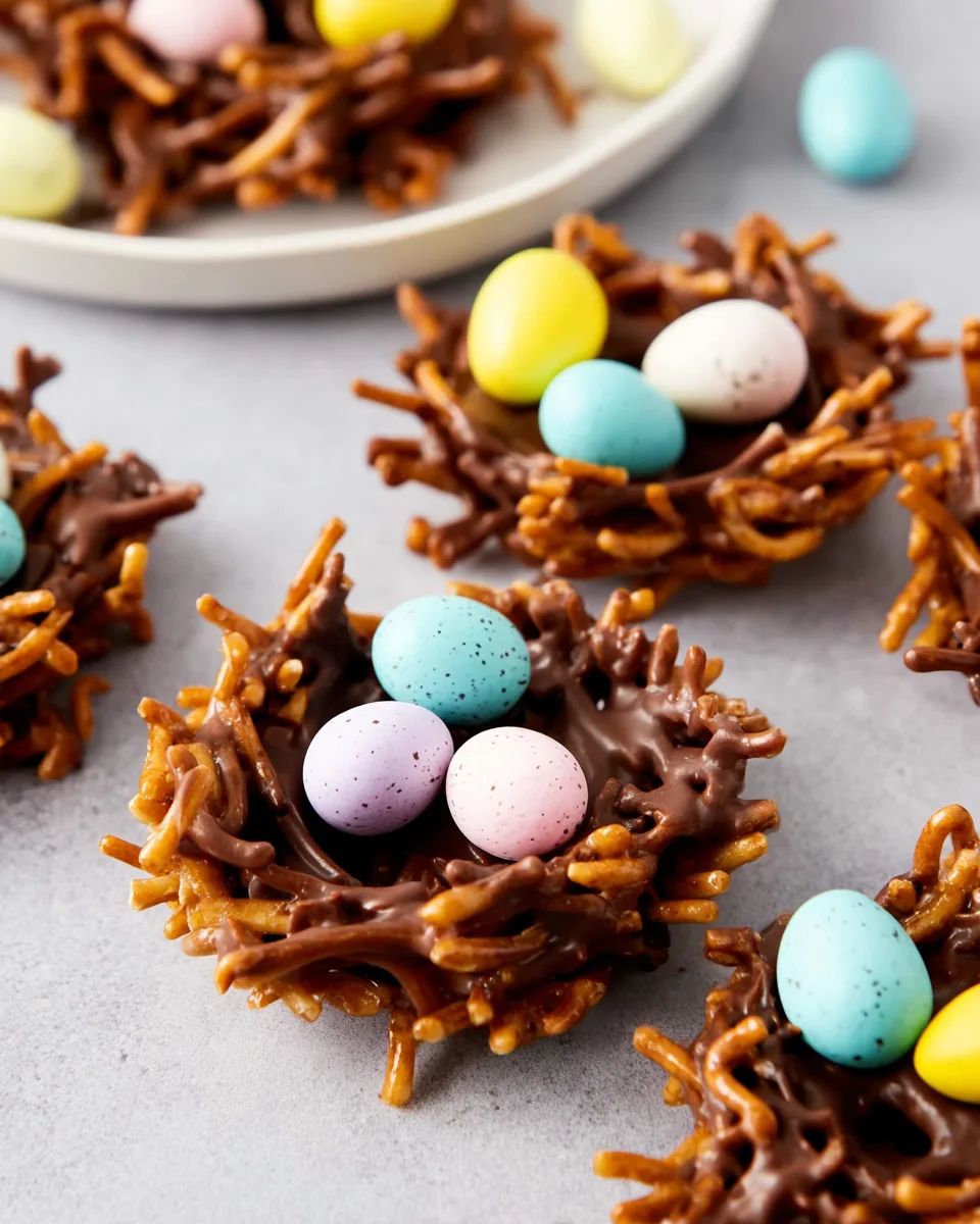 Easy Birds Nest Cookies Recipe for Spring Treats