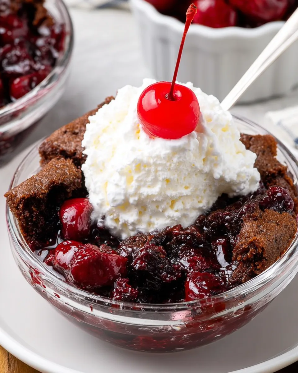 Easy Chocolate Cherry Dump Cake Recipe: Quick & Simple