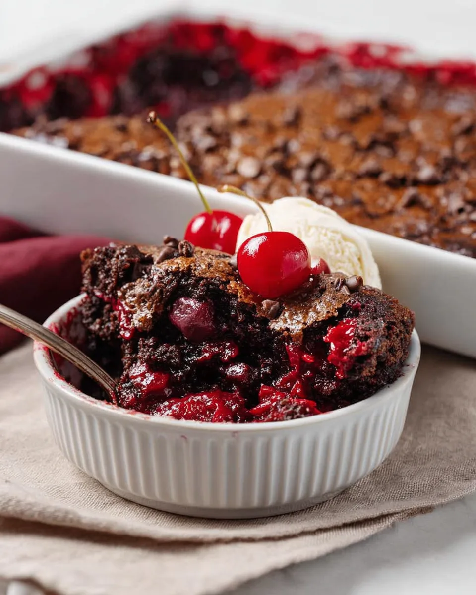 Easy Chocolate Cherry Dump Cake: Simple Dessert Idea