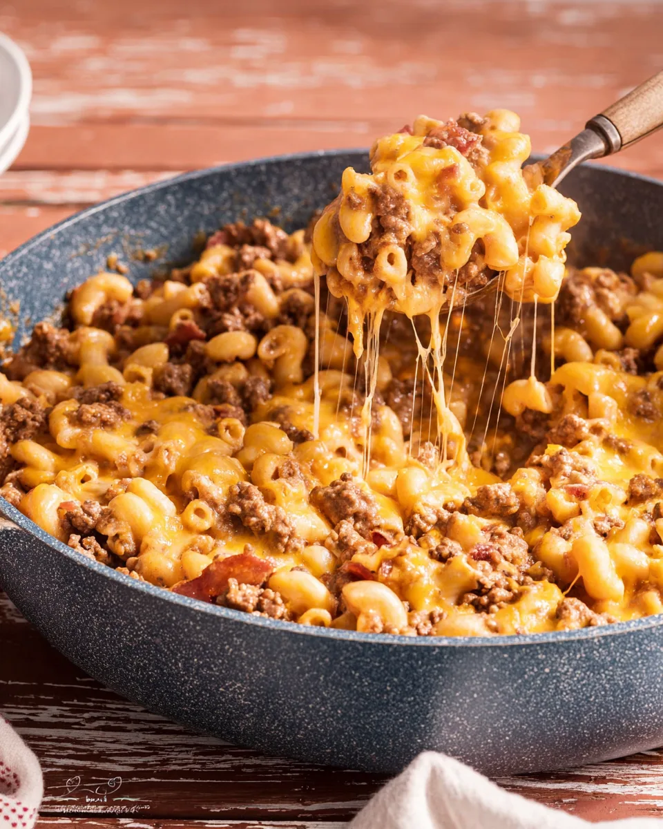 Easy Delicious Bacon Cheeseburger Casserole Recipe