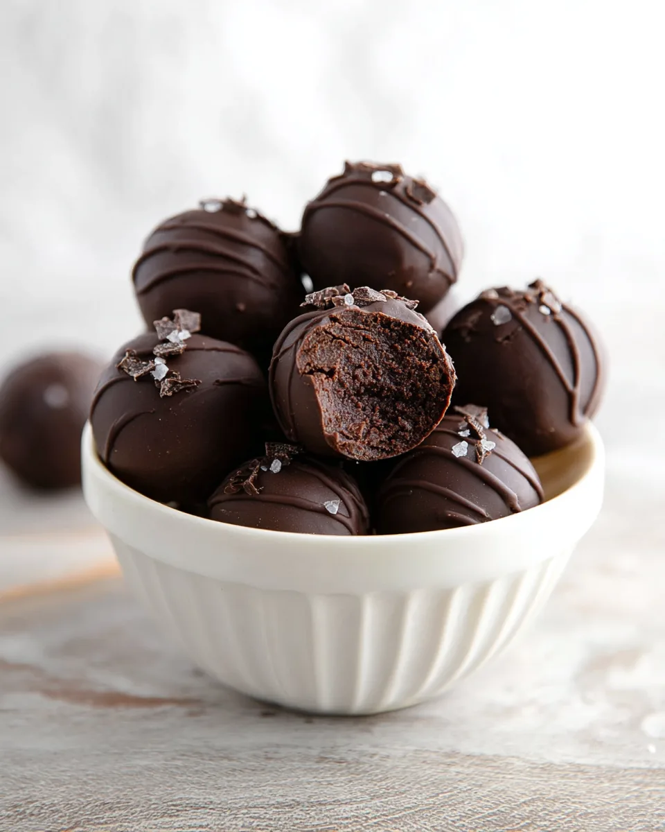 Easy Keto Brownie Batter Truffles: Quick No-Bake Treat!