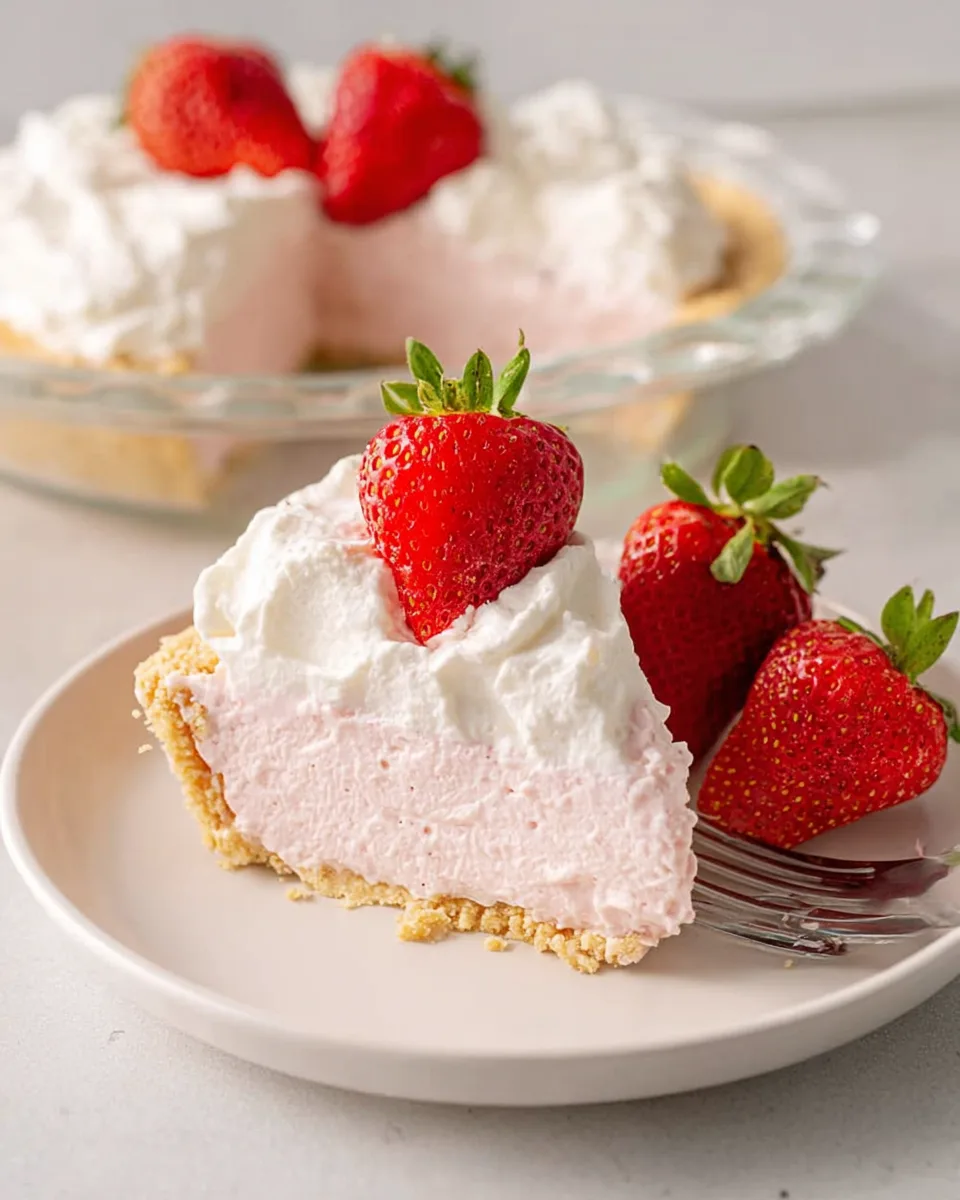 Easy Keto Strawberry Cream Pie Recipe