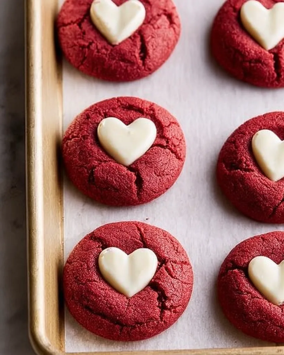 Easy Recipe: Velvet Heart Cookies for Two! Perfect