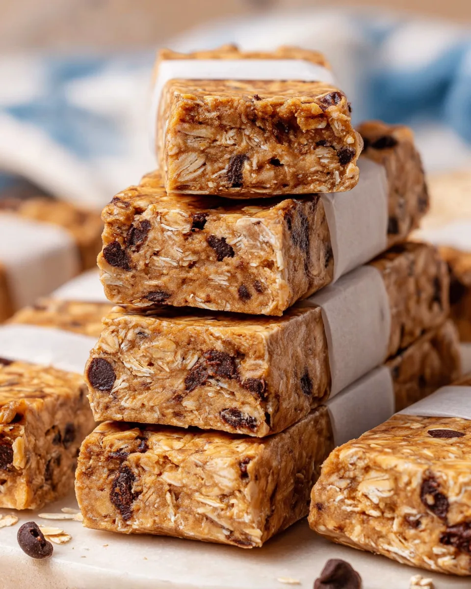 Healthy Chewy Protein Granola Bars Easy Recipe