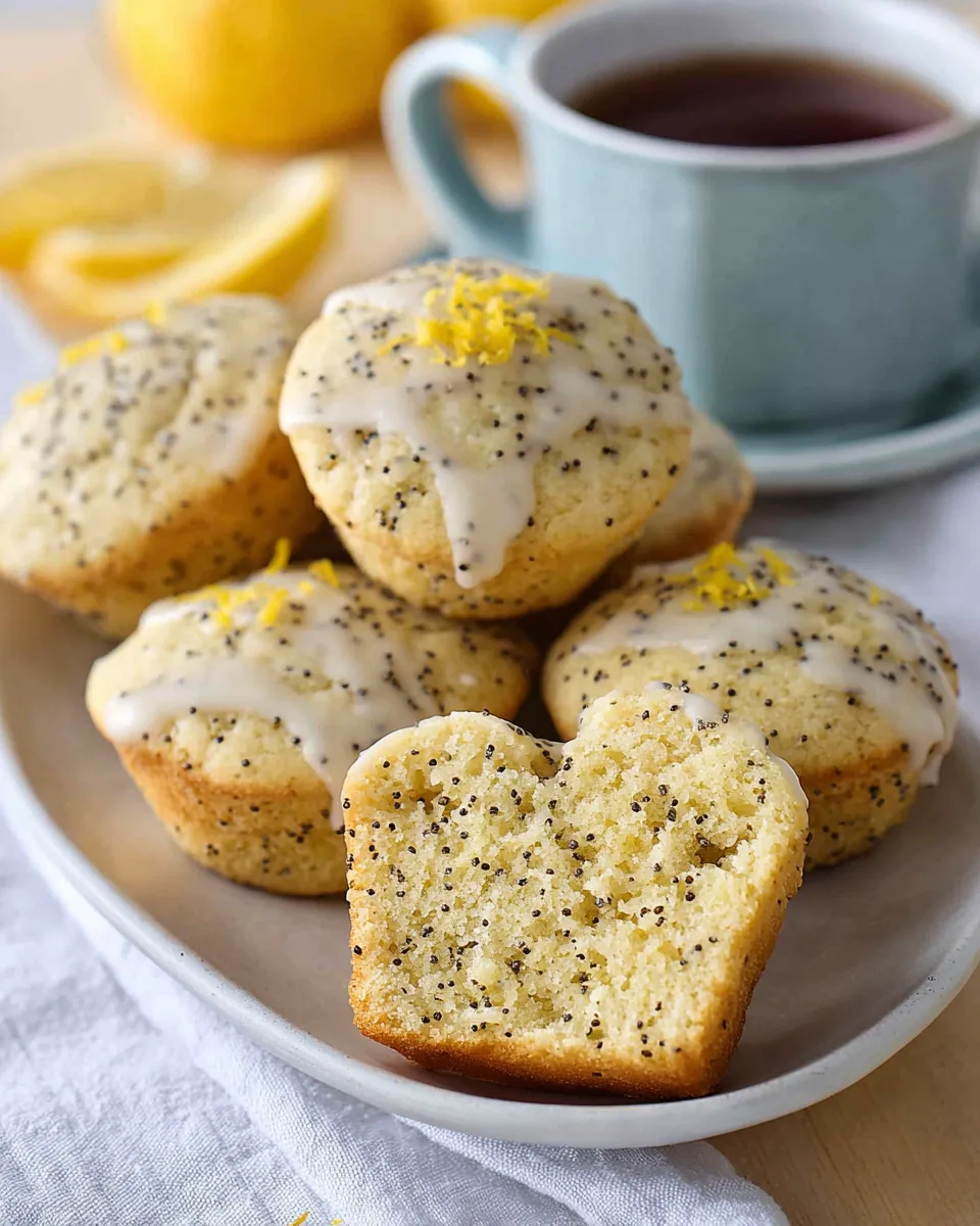Healthy Easy Lemon Poppyseed Protein Muffins Quick