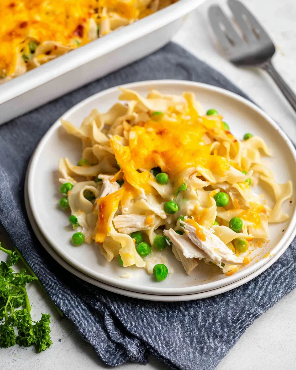 Hearty Chicken Noodle Casserole for Family Dinners