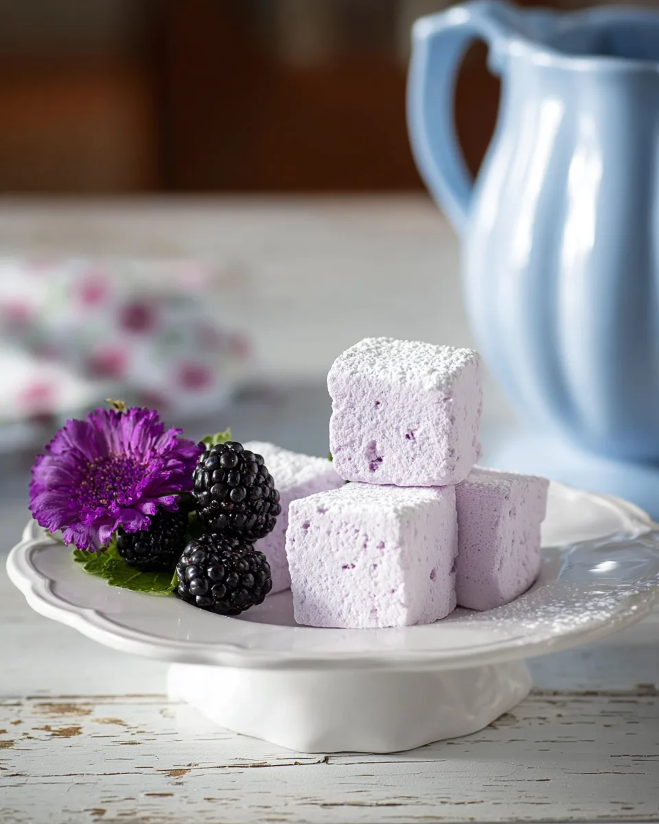 Naturally Sweet Blackberry Marshmallows Recipe Easy