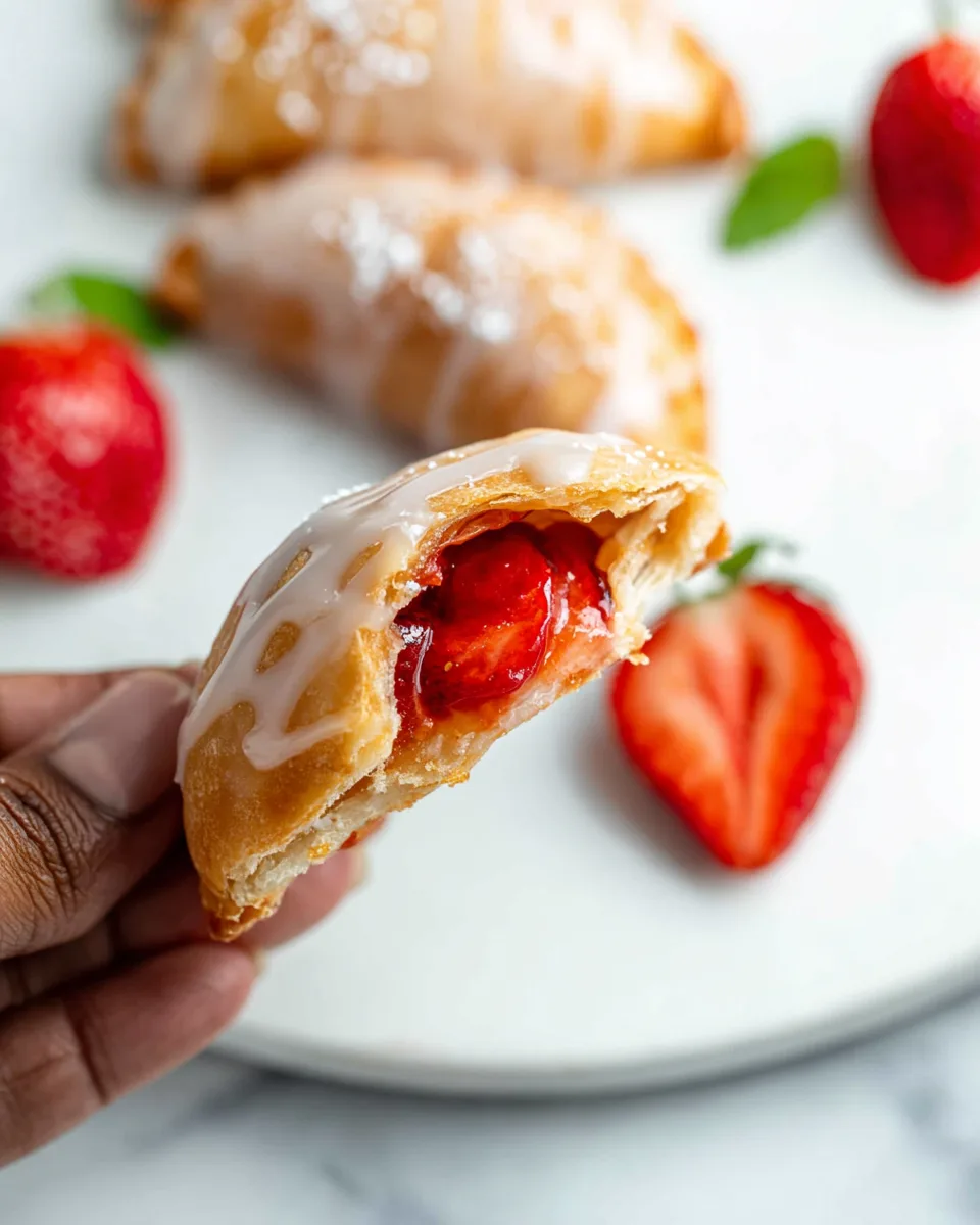 New Delicious Fried Strawberry Hand Pies Recipe