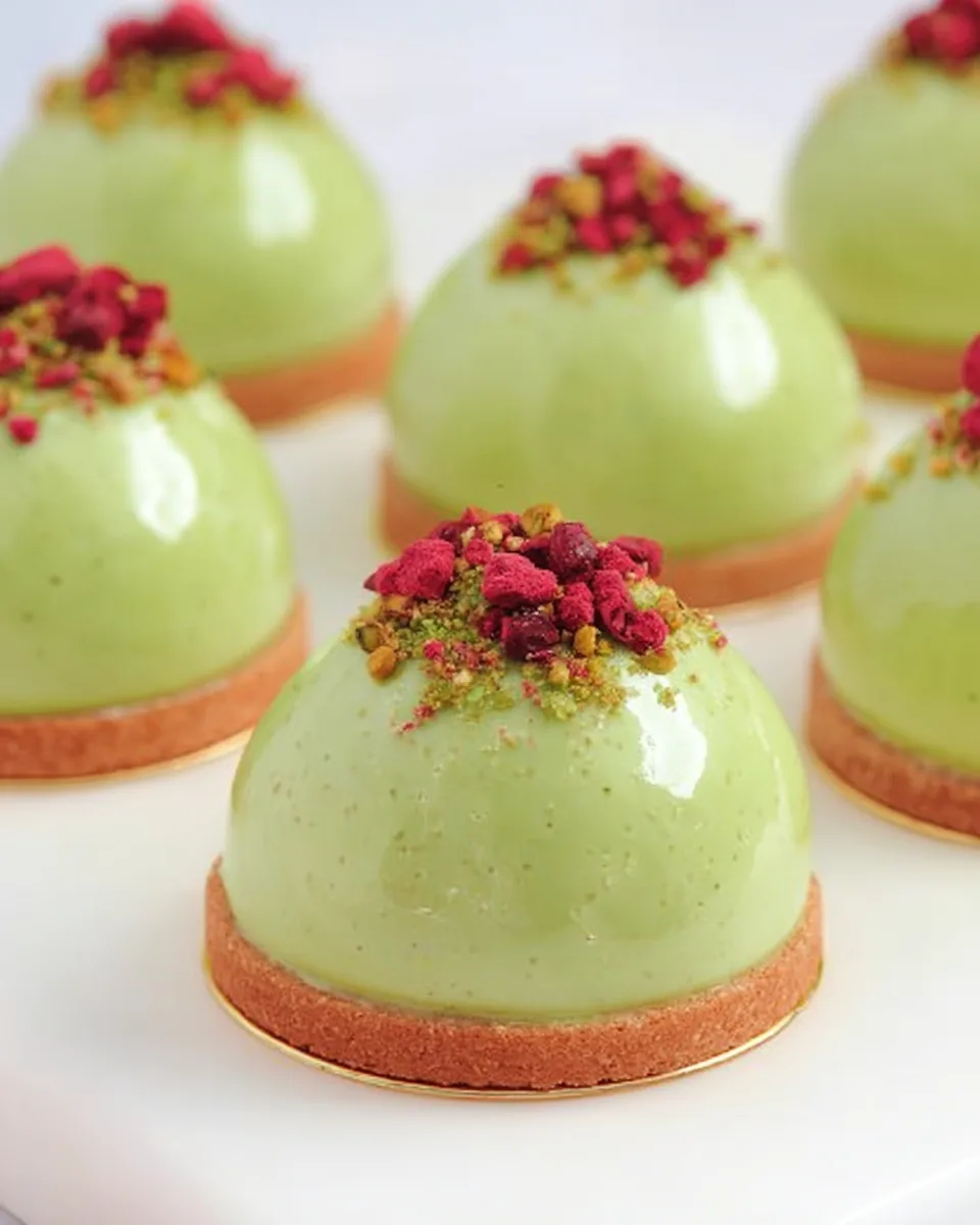 Pistachio & Raspberry Petit Gâteaux Perfect Recipe