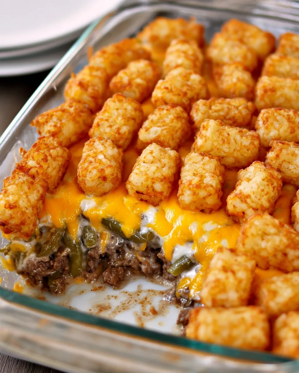 Quick & Wholesome Tater Tot Casserole: Dinner Idea