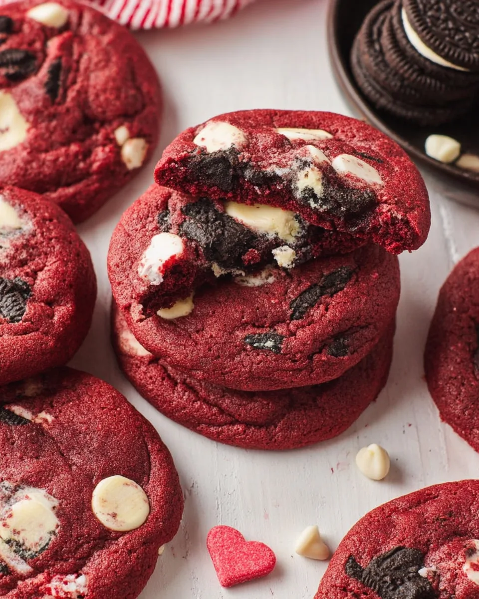 Recipe: Velvet Love Oreo Dream Cookies, Easy Bake