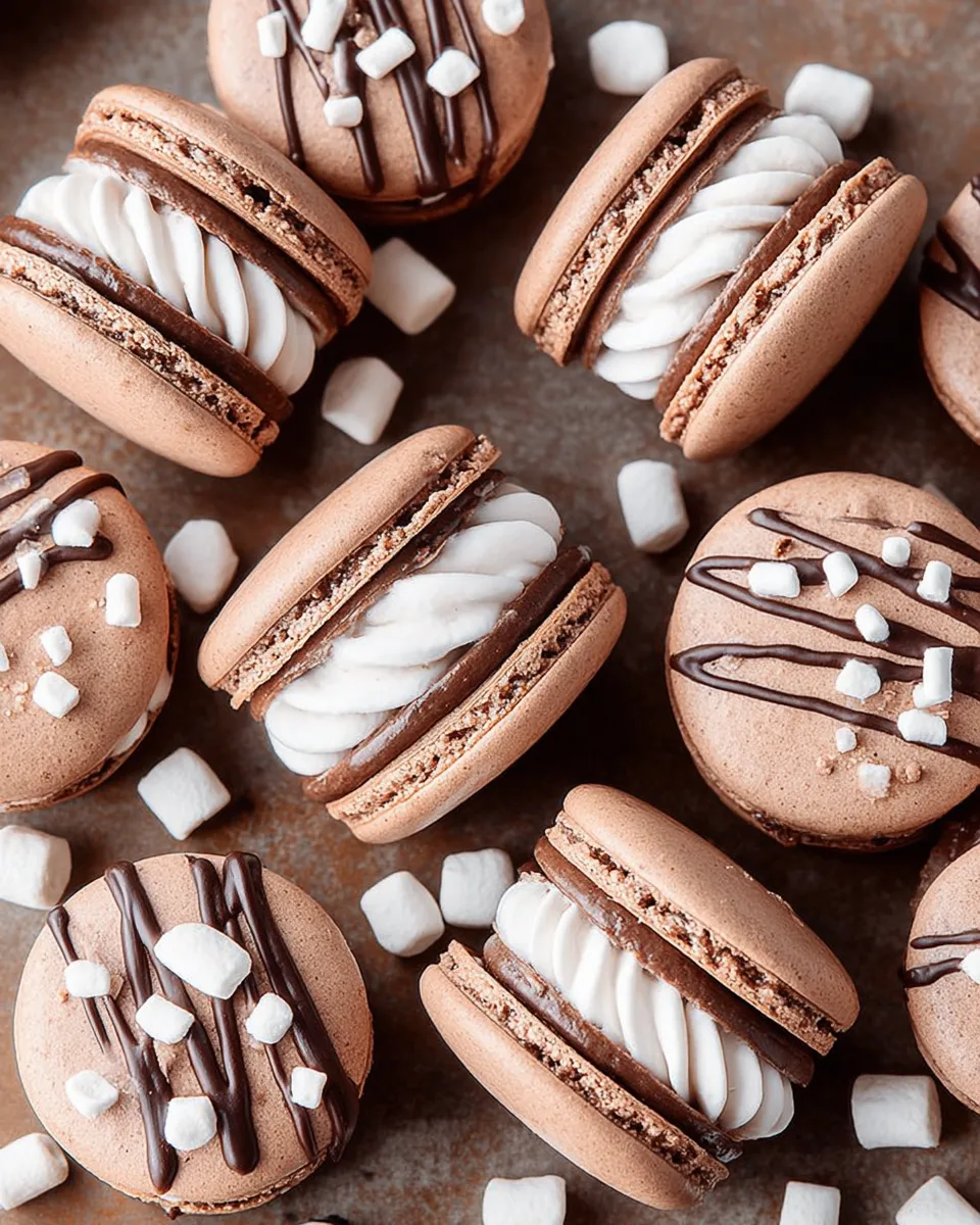 Romantic Hot Chocolate Macarons | Recipe Guide