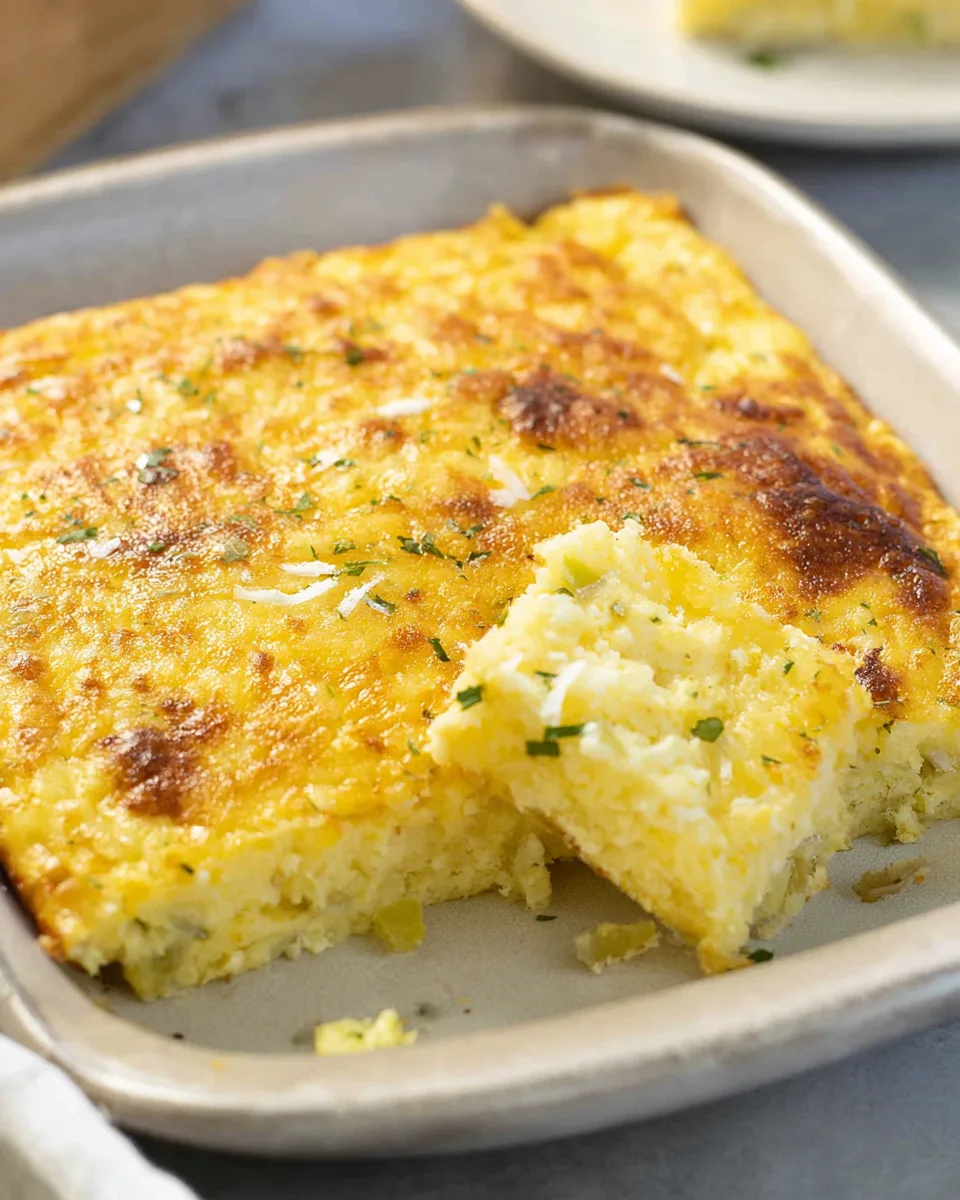 Simple Green Chile Egg Breakfast Casserole Recipe