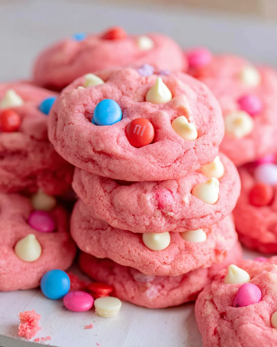 Strawberry Cake Mix Cookies Recipe - Easy & Fast!