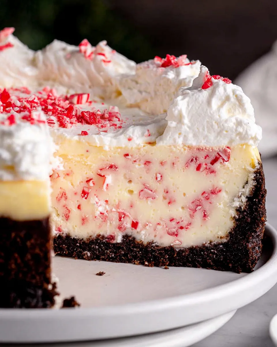 Sweetheart Swirl Peppermint Cheesecake Recipe