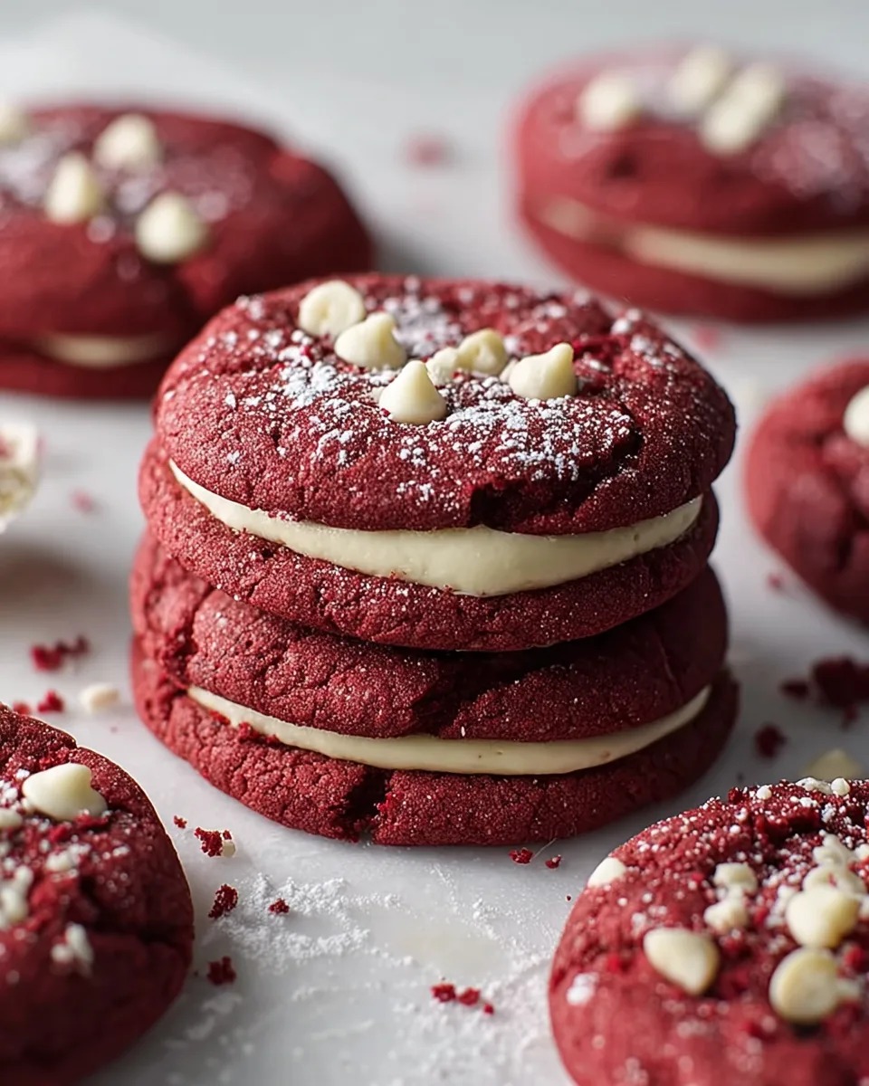 The Delicious Sweetheart Red Velvet Cookies Recipe