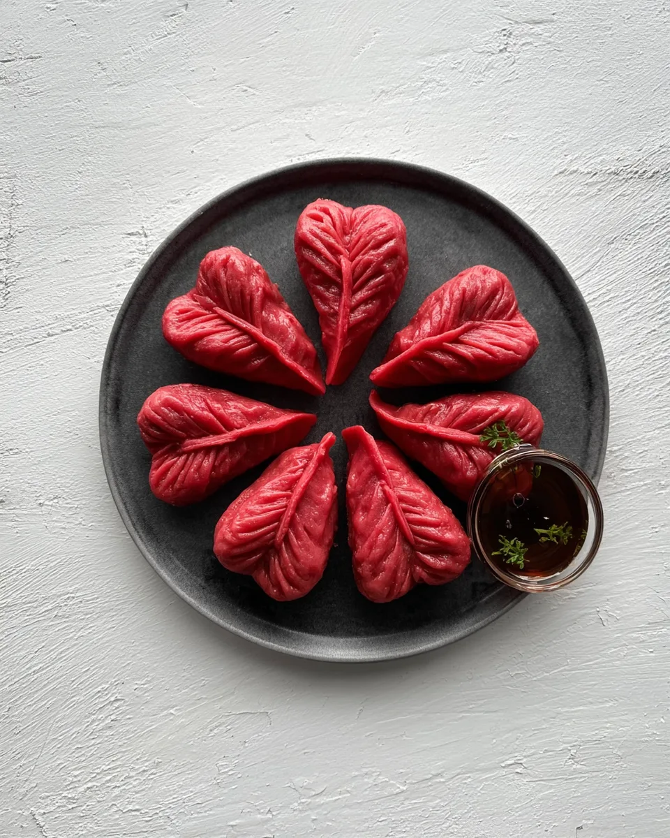 Valentine's Heart Dumplings: Perfect Sweet Treat!