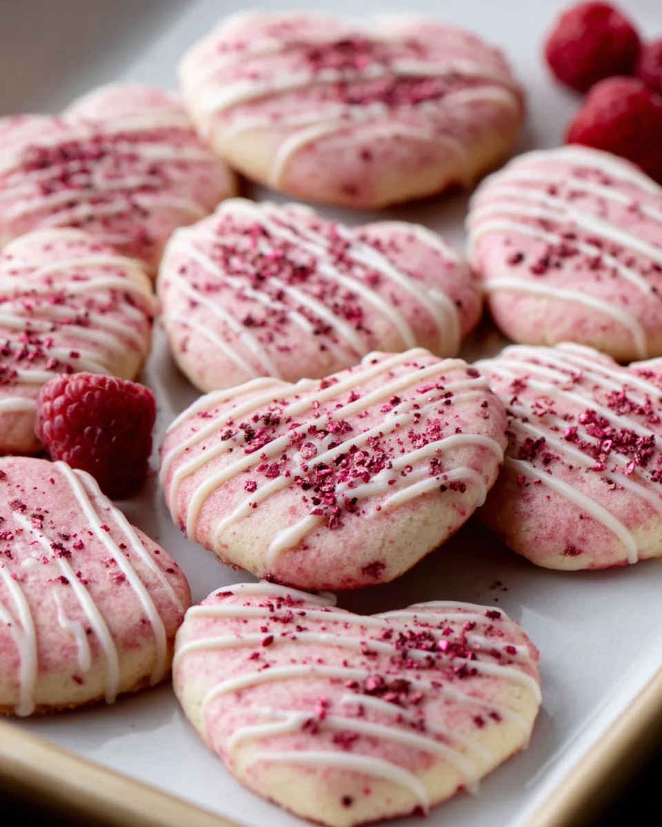 Valentine's Raspberry Kiss Cookies: Sweet Treat Idea!